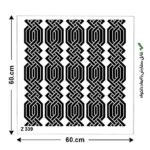 شابلون طرح پرشین کد Z 339 ابعاد 60*60