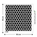 شابلون طرح پرشین کد Z 346 ابعاد 60*60