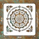 شابلون طرح ماندالا کد C 32 ابعاد 40*40