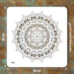 شابلون طرح ماندالا کد M 02 ابعاد 80*80
