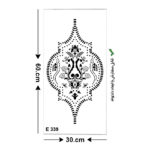 شابلون طرح داماسک کد E 339