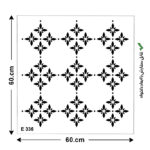 شابلون طرح پرشین کد E 335 ابعاد 60*60