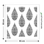 شابلون طرح پرشین کد E 350 ابعاد 60*60