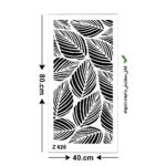 شابلون طرح برگ کدZ 626 ابعاد 40*80