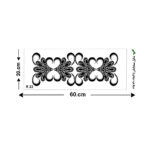 شابلون طرح حاشیه ی ستونی کد R 23 ابعاد 60*20