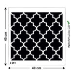 شابلون طرح پرشین کد Z 664 ابعاد 40*40