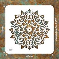 شابلون طرح  ماندالا C 189 ابعاد 40*40