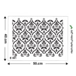 شابلون طرح پرشین E391 ابعاد 50*40