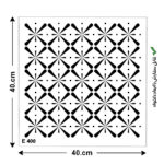 شابلون طرح پرشین کد E 400 ابعاد 40*40
