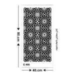 شابلون طرح پرشین کد E 406 ابعاد 80*40