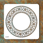 شابلون طرح قاب آینه کد C 217