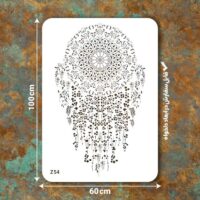 شابلون طرح ماندالا Z 54 ابعاد 60*100