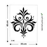 شابلون طرح مراکشی کد V 44 ابعاد 40*30