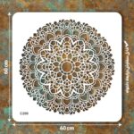 شابلون طرح ماندالا کد C 200 (دایره ی کامل)