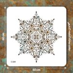 شابلون طرح ماندالا کد C 204 (دایره ی کامل)