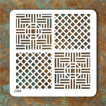 شابلون طرح کاشی مربع کد J 190