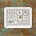 شابلون طرح لیپان آرت کد E 474