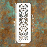 شابلون طرح ستونی کد J 161 ابعاد 80*20