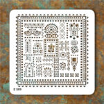 شابلون طرح لیپان آرت کد E 509