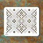 شابلون طرح گلیم کد E 517
