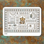 شابلون طرح لیپان آرت کد E 546