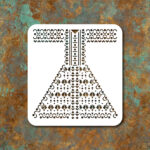 شابلون طرح خاتون کد D 73