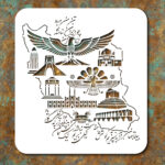شابلون طرح هنری کد D 76