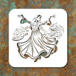 شابلون طرح رقص سما کد D 77