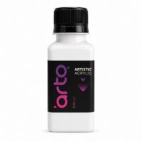 رنگ اکریلیک هنری سفید ساده برند آرتو کد AR-C10 حجم 100 میل