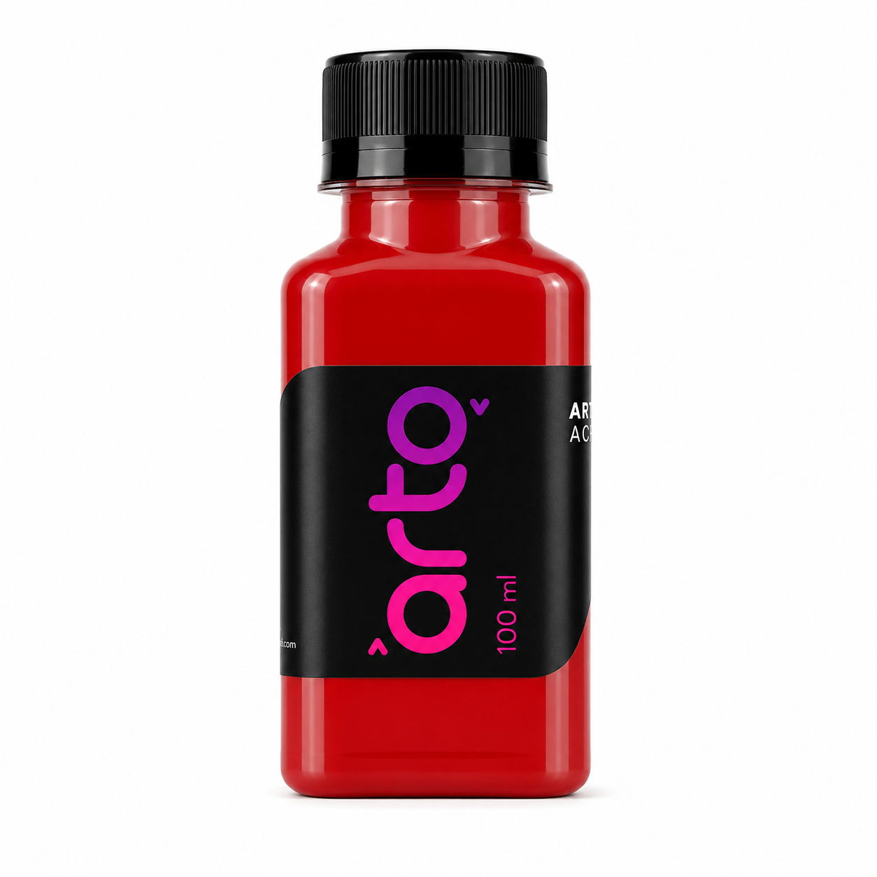 رنگ اکریلیک هنری قرمز اصلی ساده برند آرتو کد AR-C23 حجم 100 میل