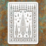 شابلون طرح فرش سرو کد L 22