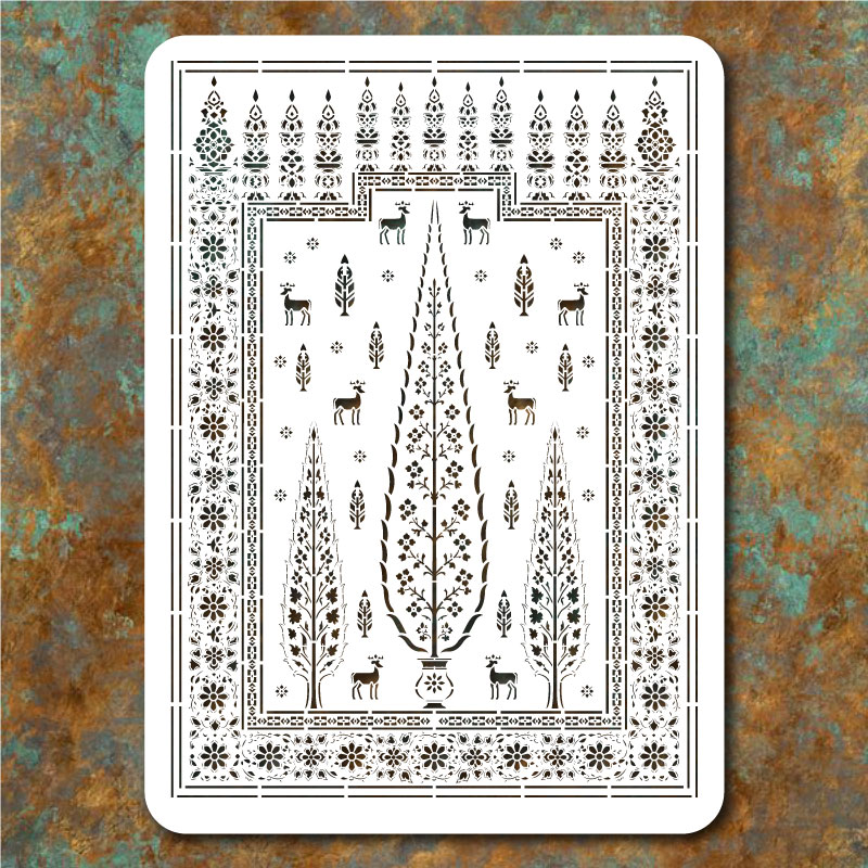 شابلون طرح فرش سرو کد L 22