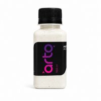 رنگ اکریلیک هنری سفید سوپر متالیک برند آرتو کد AR-P101 حجم 100 میل