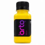 رنگ اکریلیک هنری زرد اصلی Lemon Yellow ساده برند آرتو کد AR-C37 حجم 100 میل