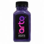 رنگ اکریلیک هنری بنفش Deep Violet ساده برند آرتو کد AR-C42 حجم 300 میل