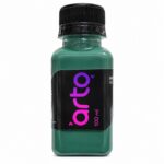 رنگ اکریلیک هنری سبز ارتشی Teal Green ساده برند آرتو کد AR-C20 حجم 100 میل