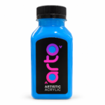 رنگ اکریلیک هنری آبی روشن ساده (Atlantis Blue) برند آرتو کد AR-C27 حجم 300 میل