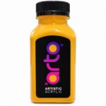 رنگ اکریلیک هنری زرد پرتقالی Orange Yellow ساده برند آرتو کد AR-C45 حجم 300 میل
