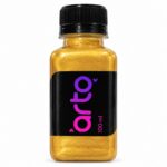رنگ اکریلیک هنری طلایی روشن صدفی سوپر متالیک برند آرتو کد AR-P110 حجم 100 میل